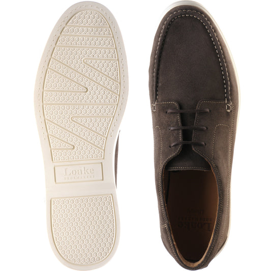 Product image for Loake Sardinia in anthracite grey suede