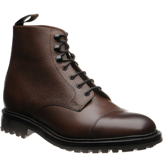 Product image for Loake Sedbergh in dark brown grain calf
