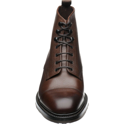 Product image for Loake Sedbergh in dark brown grain calf