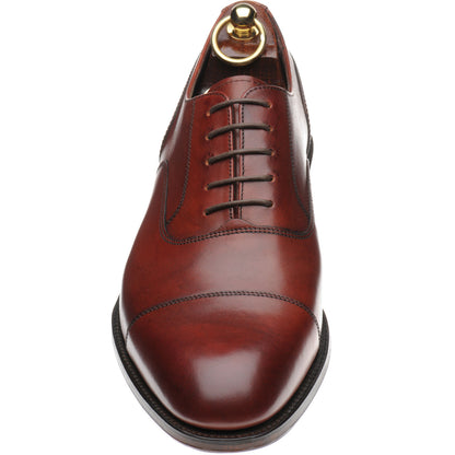 Product image for Loake Stonegate mens Oxfords in seared mahogany (second)