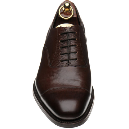 Product image for Loake Wadham Rubber mens rubber-soled Oxfords in brown grain (second)