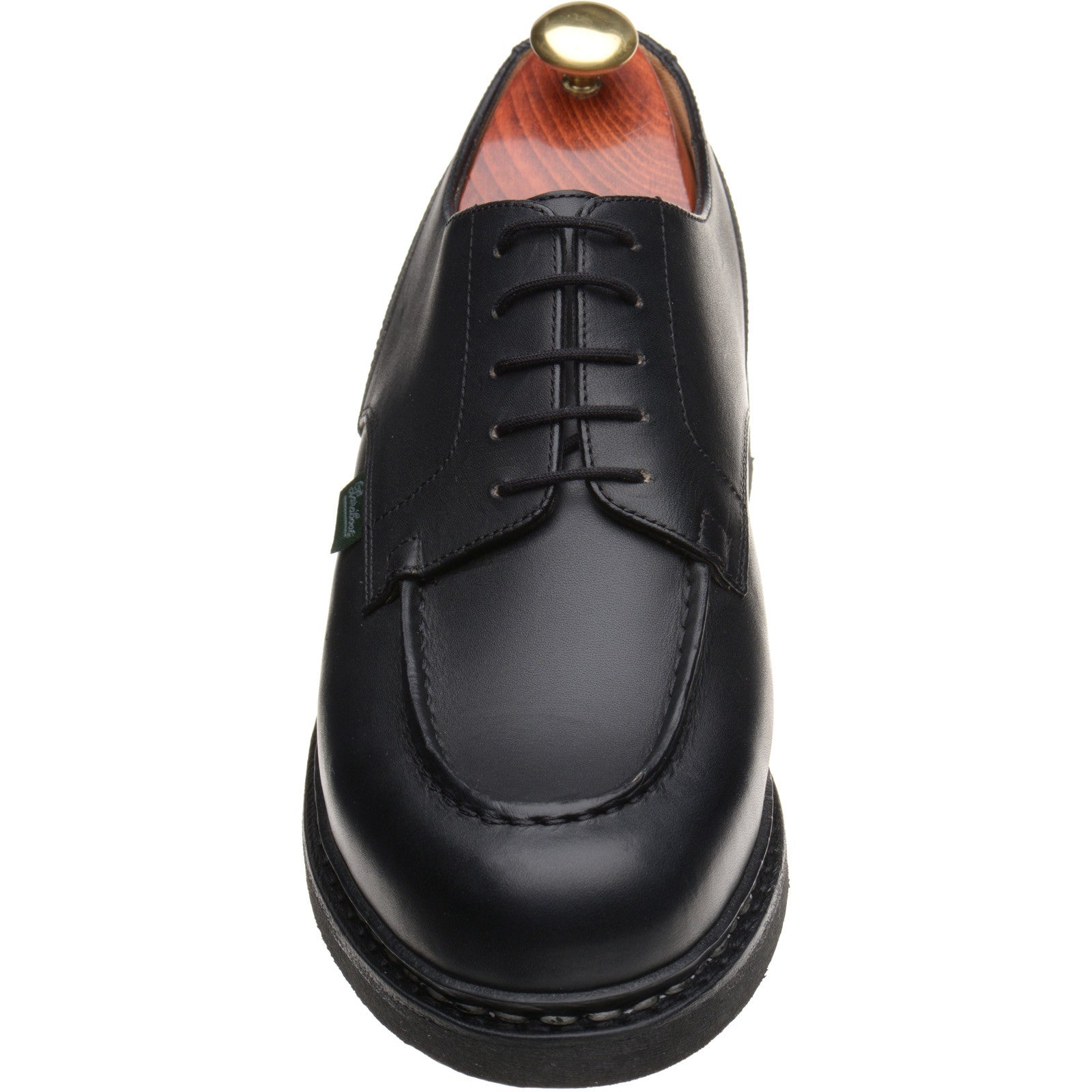 Paraboot Chambord mens rubber-soled in lisse noir black – Herring