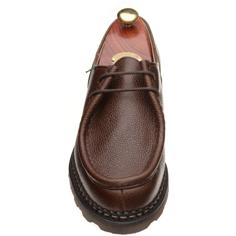 Product image for Paraboot Michael mens rubber-soled Derby shoes in graine ebene