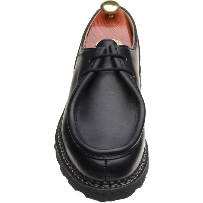 Product image for Paraboot Michael mens rubber-soled Derby shoes in lisse noir