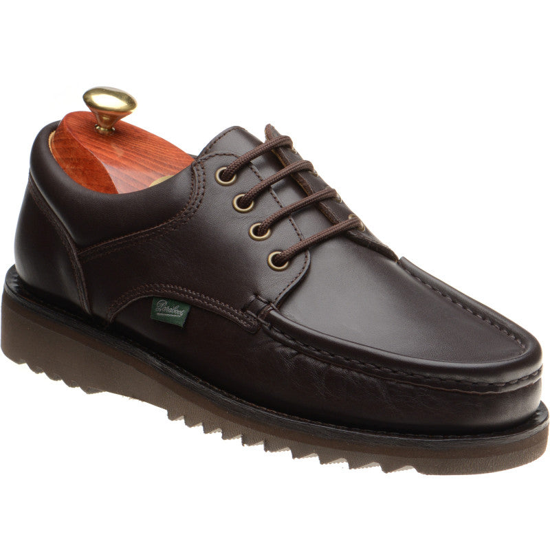 Product image for Paraboot Thiers mens rubber-soled Derby shoes in kenya dark brown