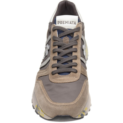 Product image for Premiata Lander mens rubber-soled trainers in brown