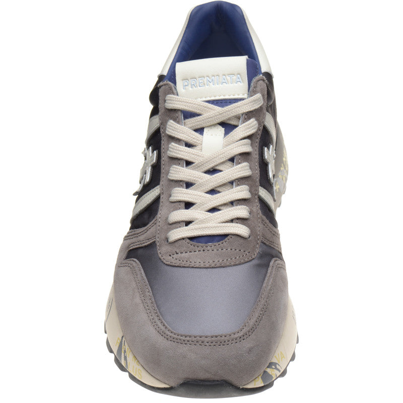 Product image for Premiata Lander mens rubber-soled trainers in grey
