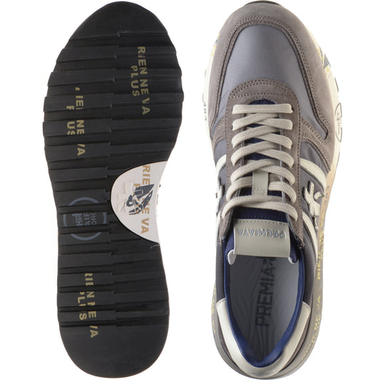 Product image for Premiata Lander mens rubber-soled trainers in grey