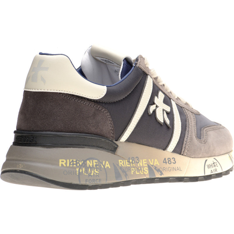 Product image for Premiata Lander mens rubber-soled trainers in grey