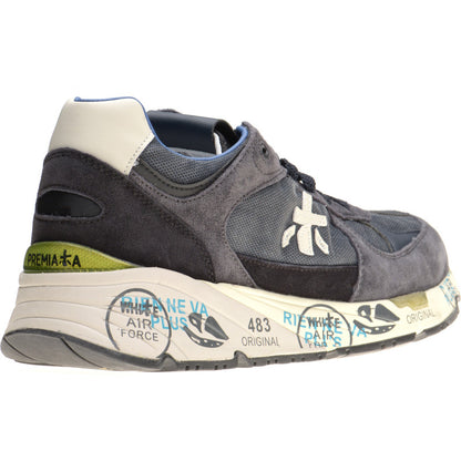 Product image for Premiata Mase mens rubber-soled trainers in navy 