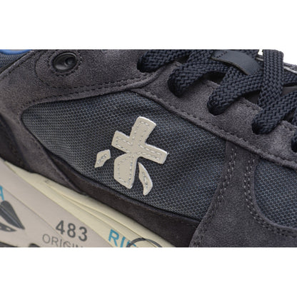 Product image for Premiata Mase mens rubber-soled trainers in navy 