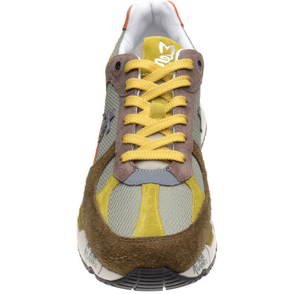 Product image for Premiata Mase mens rubber-soled trainers in taupe