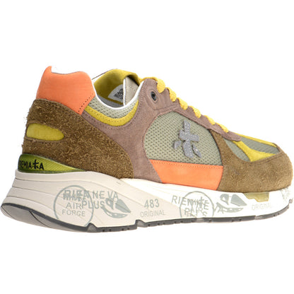 Product image for Premiata Mase mens rubber-soled trainers in taupe