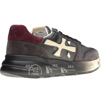 Product image for Premiata Mick mens rubber-soled trainers in navy