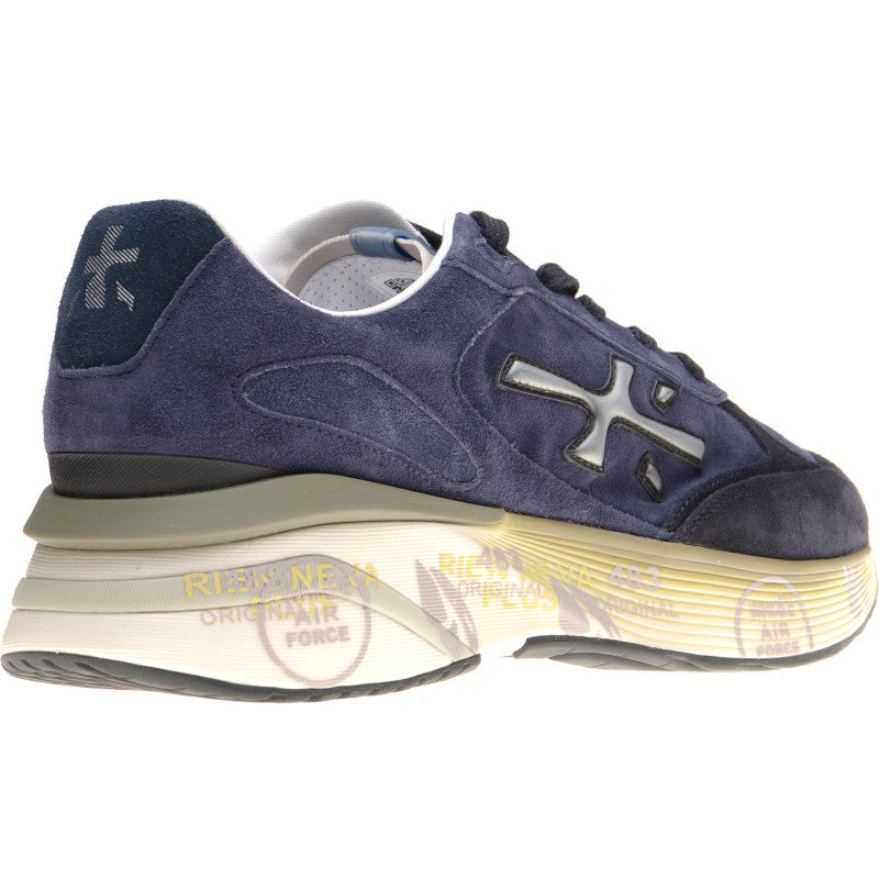 Product image for Premiata Moerun mens rubber-soled trainers in blue