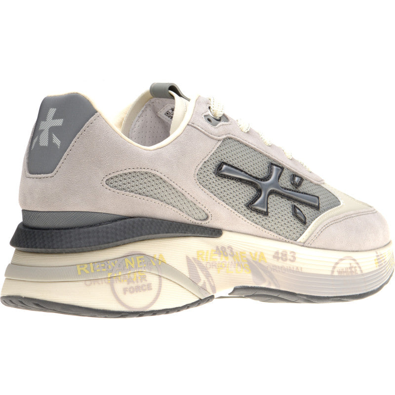 Product image for Premiata Moerun mens rubber-soled trainers in grey
