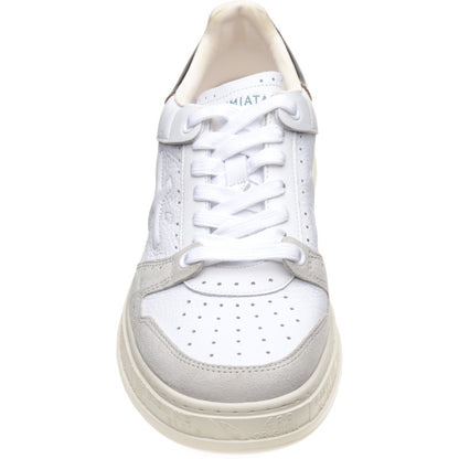 Product image for Premiata Quinn mens rubber-soled trainers in white and grey