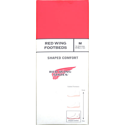 Product image for Red Wing Footbeds in red and suede
