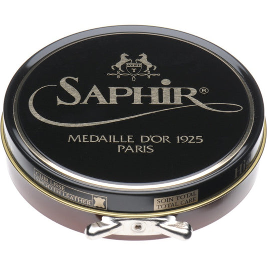 Product image for Saphir Pate De Luxe High Gloss Polish 100ml in light brown