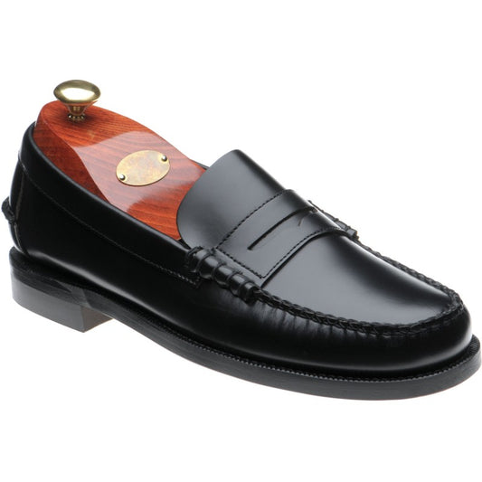 Product image for Sebago Classic Dan mens loafers in black