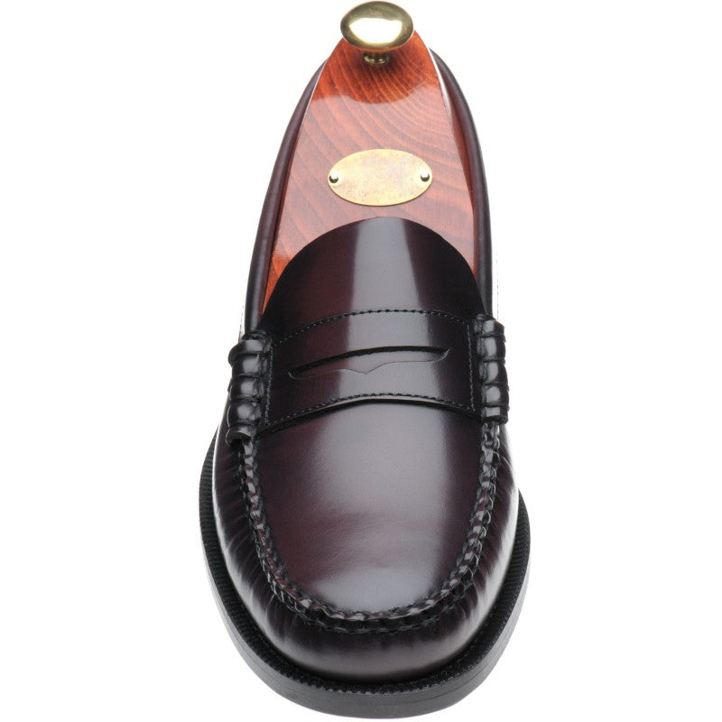 Product image for Sebago Classic Dan mens loafers in burgundy