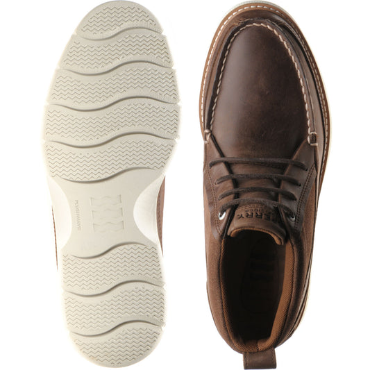 Product image for Sperry Plushwave Lug mens rubber-soled Chukka boots in brown