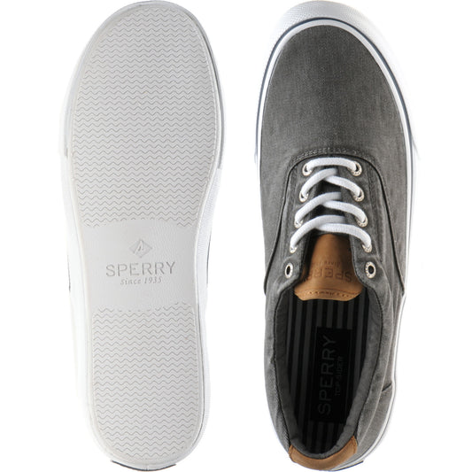 Product image for Sperry Striper II mens rubber-soled Oxfords in black