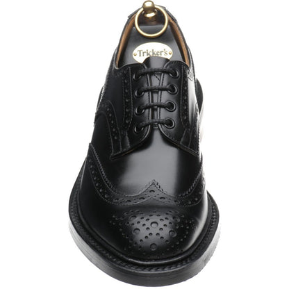 Product image for Trickers Bourton in black calf