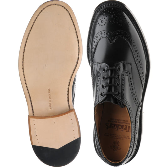 Product image for Trickers Bourton in black calf