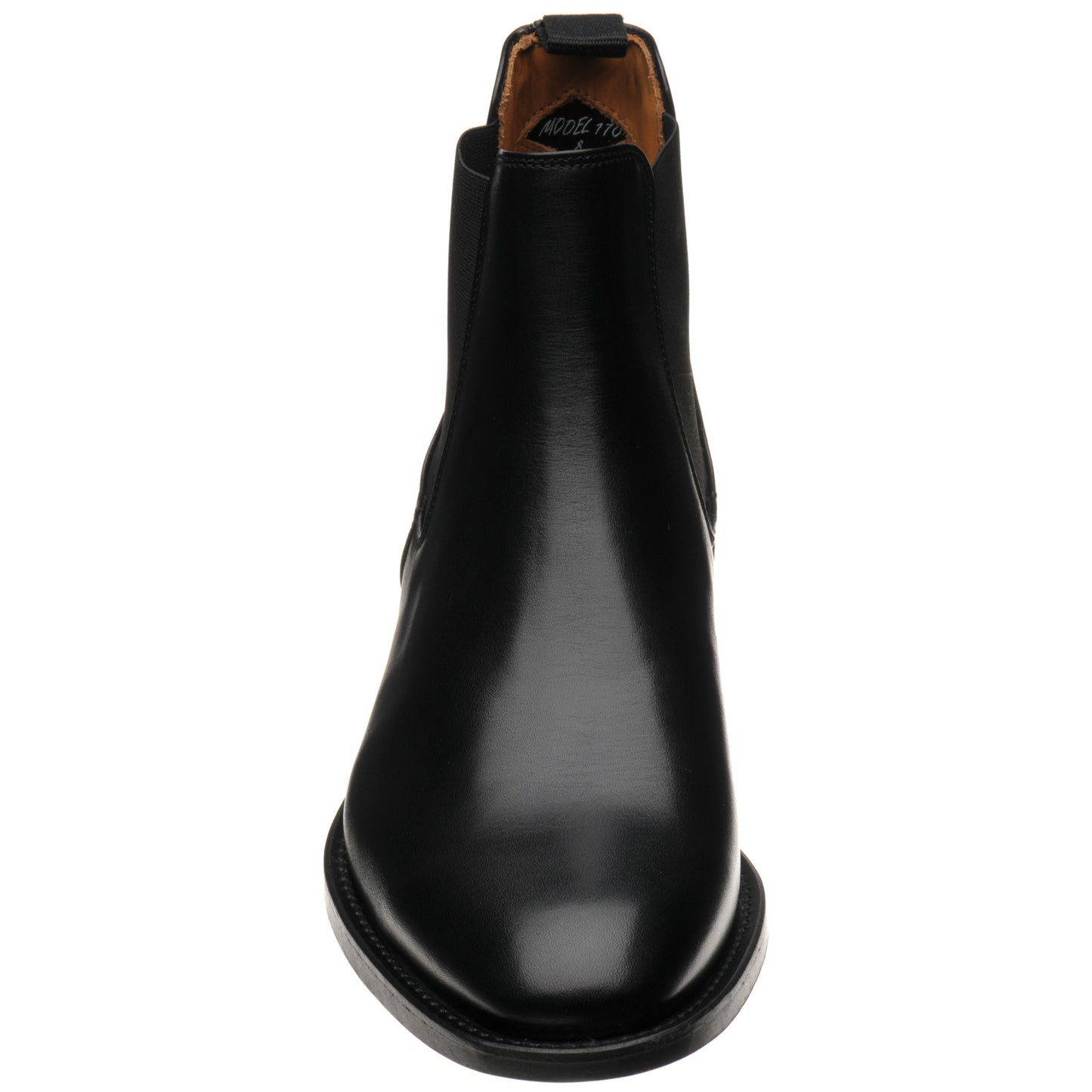 Product image for Wildsmith Model 170 mens rubber-soled Chelsea boots in black calf (second)