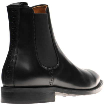 Product image for Wildsmith Model 170 mens rubber-soled Chelsea boots in black calf (second)