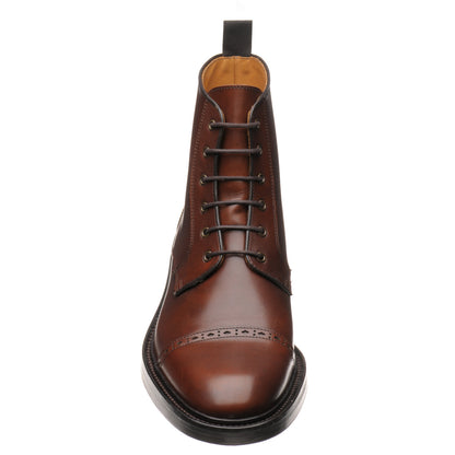 Product image for Wildsmith Model 18 mens rubber-soled boots in cognac calf (second)