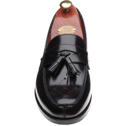 Product image for Wildsmith Model 27 mens tasselled loafers in burgundy polished
