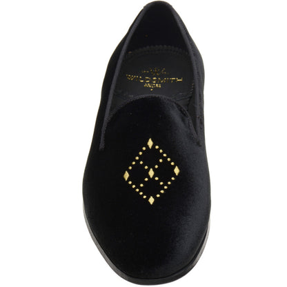 Product image for Wildsmith Model 2 mens house shoes in black velvet