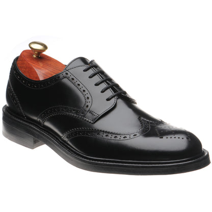 Product image for Wildsmith Model 39 mens brogues in black polished (second)