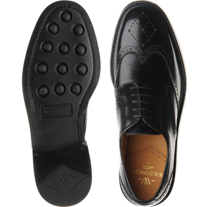 Product image for Wildsmith Model 39 mens brogues in black polished (second)