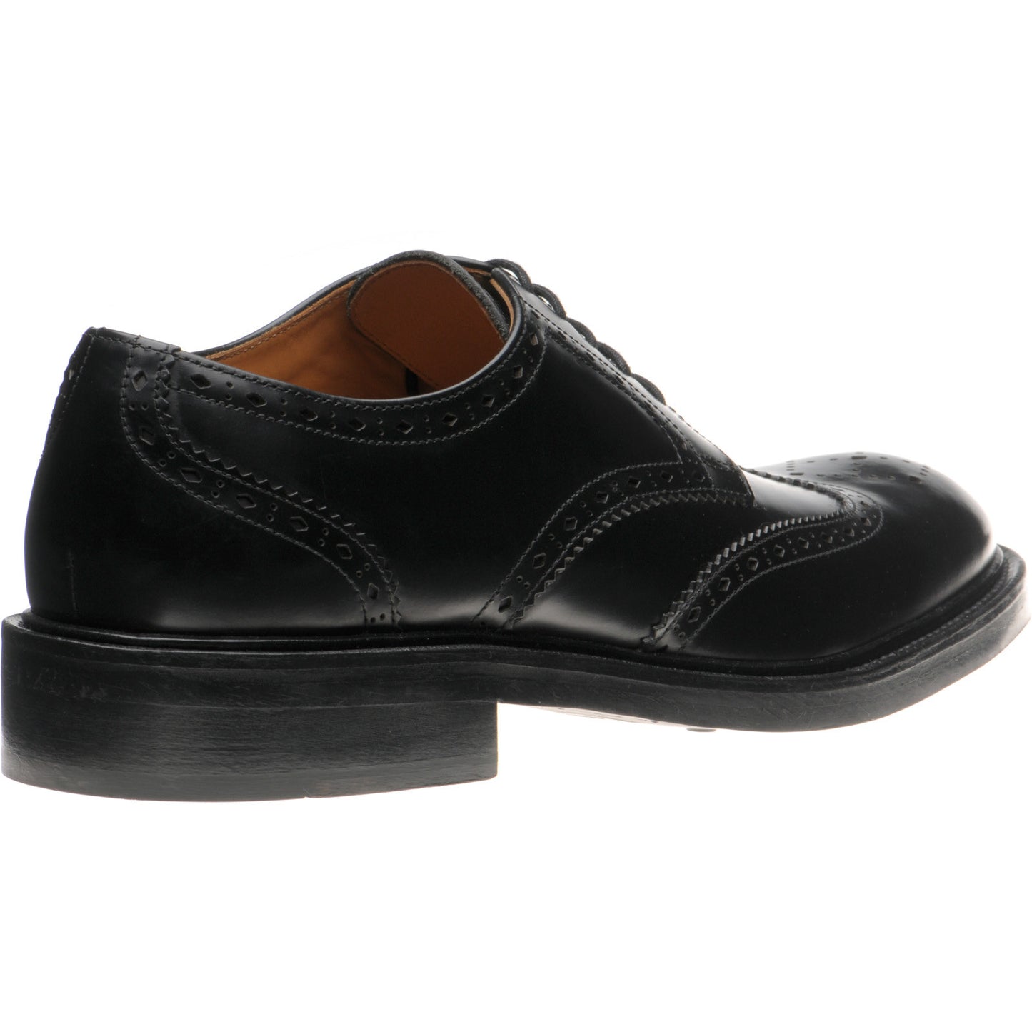 Product image for Wildsmith Model 39 mens brogues in black polished (second)