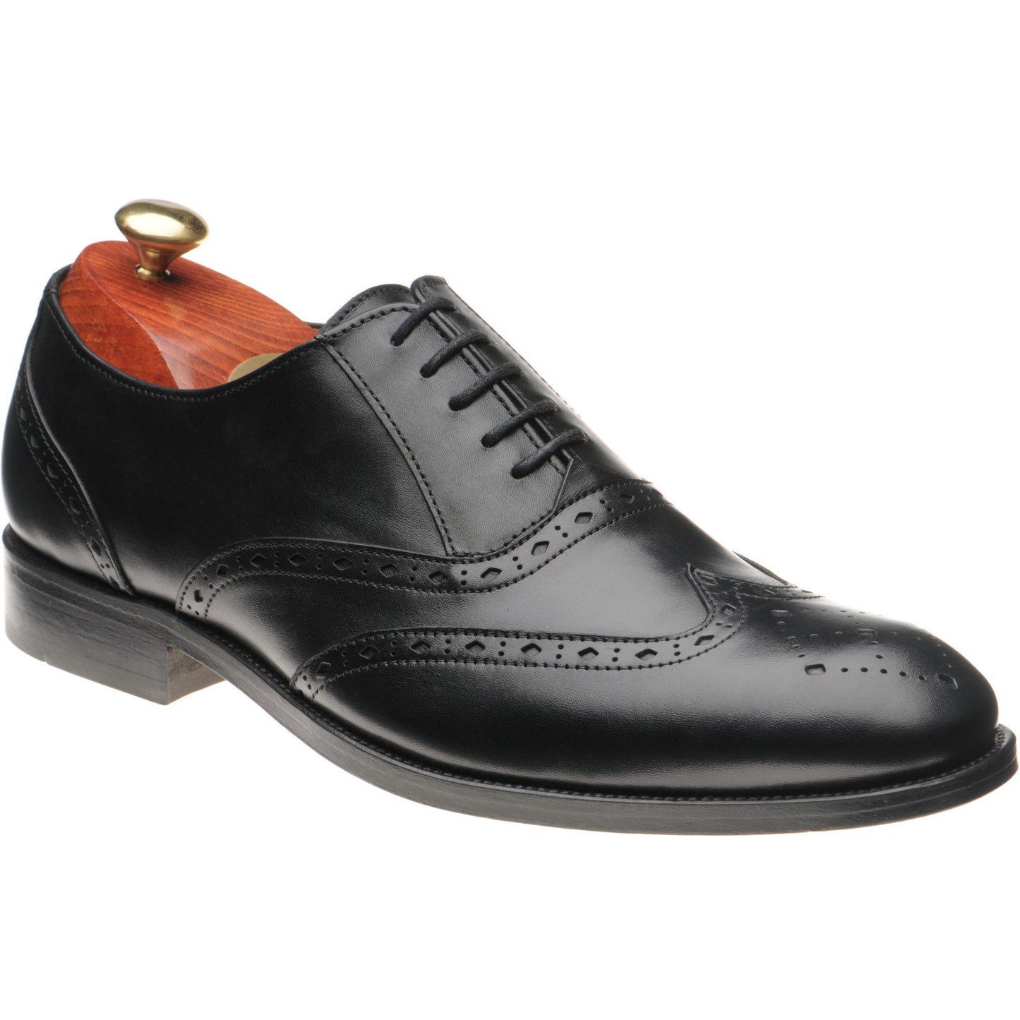 Product image for Wildsmith Model 42 mens brogues in black calf (second)