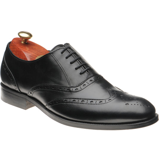 Product image for Wildsmith Model 42 mens brogues in black calf (second)