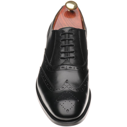 Product image for Wildsmith Model 42 mens brogues in black calf (second)