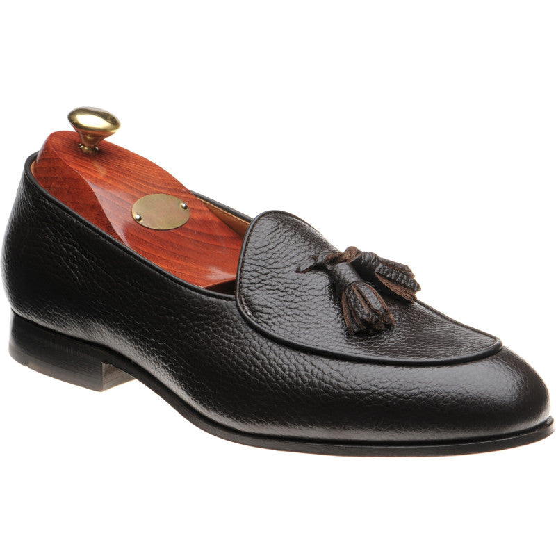 Product image for Wildsmith Model 88 mens tasselled loafers in brown grain (second)