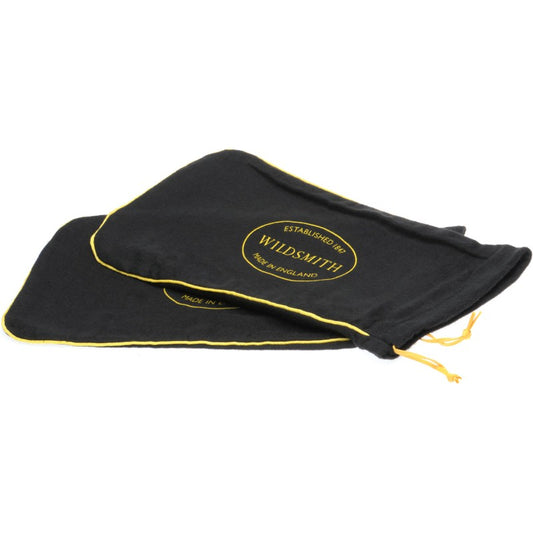 Product image for Wildsmith Pair of Shoe Bags in black cotton